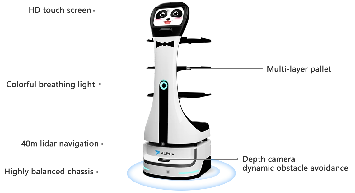 Robot livreur Panda