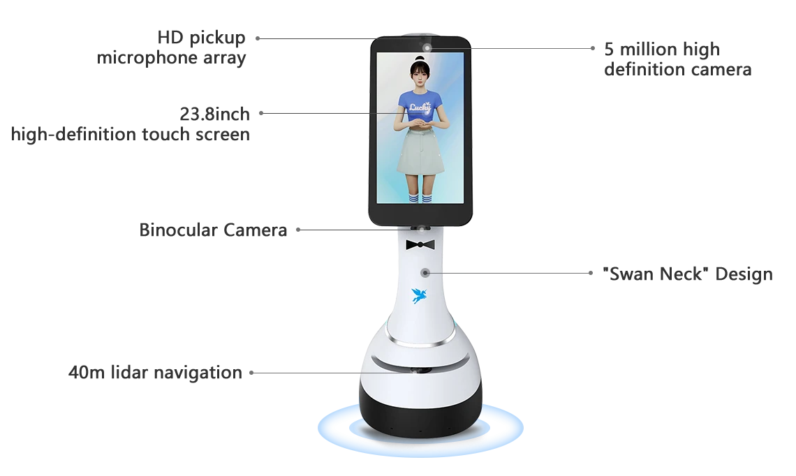 Robot de service num&eacute;rique mobile Fairy